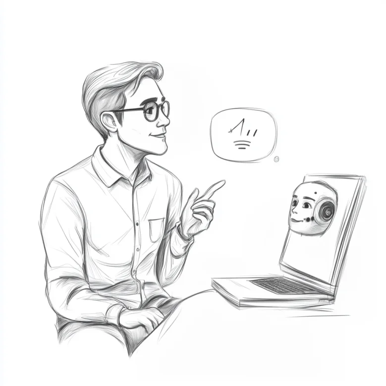 Illustration article IA discussion