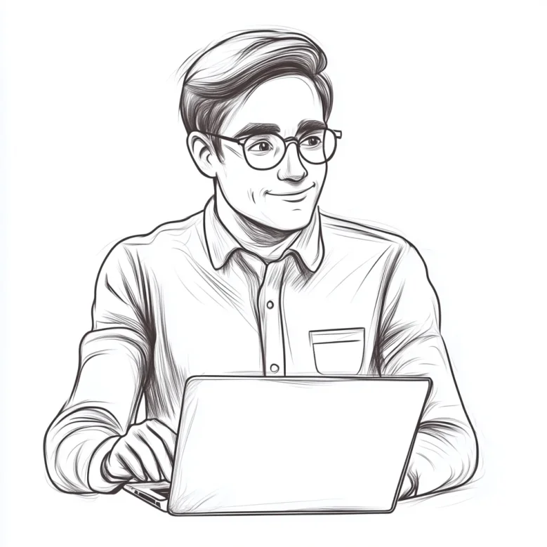 Illustration article IA satisfait