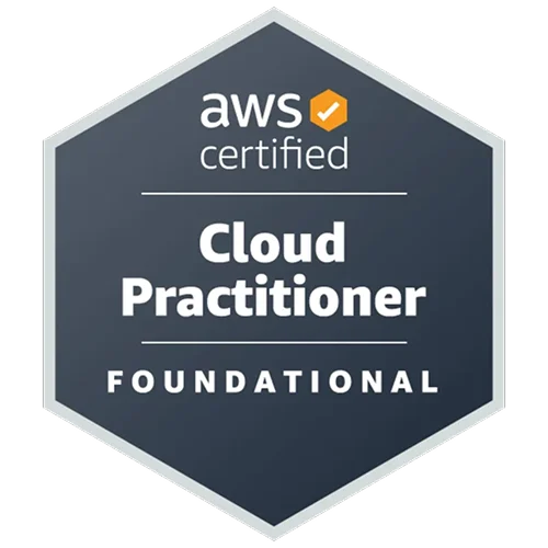 Logo certification AWS Cloud practitioner