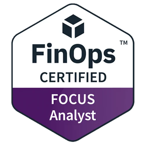 logo certification finops focus analyst