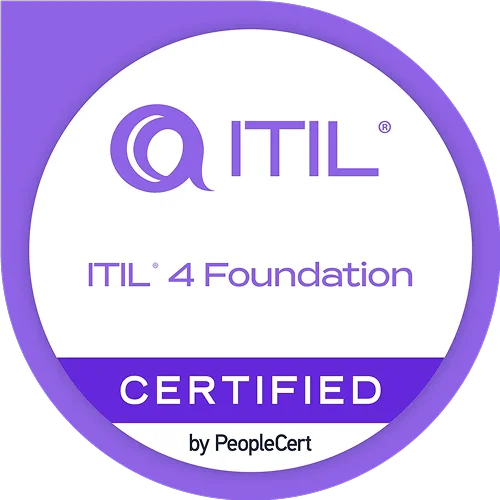 Logo certification ITIL v4